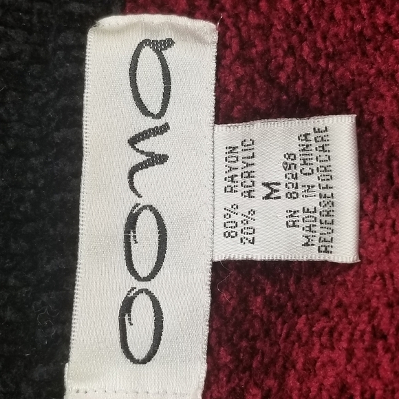 Oona button front long sleeve stretch knit sweater size medium - Picture 3 of 9